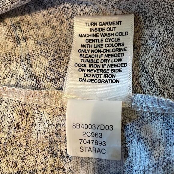 LIVE and Let Live short sleeved boho blouse with lace details size large - Picture 9 of 9